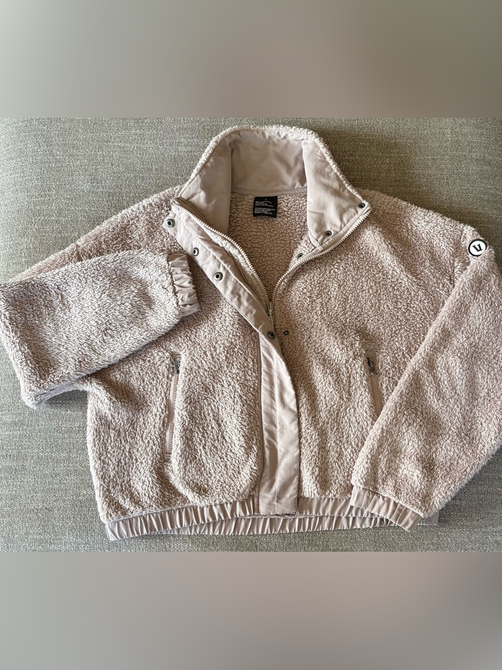 VUORI Cozy Sherpa Jacket Coat Fleece Full Zip Size Medium